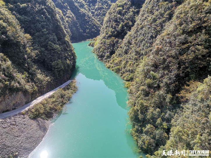 贵州省重点工程印江清渡河水库正式开闸蓄水
